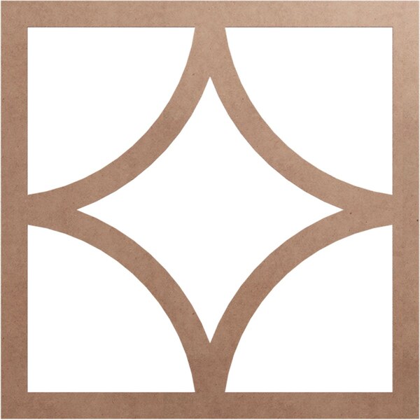Ekena Millwork Statesman Wood Fretwork Pierced Ceiling Medallion, Wood (Paint Grade), 36"OD x 23"ID x 3/8"T CMWP36X36X0375STMF - main